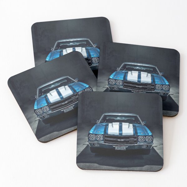 Item preview, 1970 Chevelle SS - The Enforcer - Realistic Muscle Car Art designed and sold by Paddock Palette.