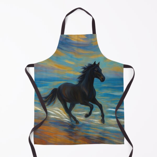 Aperçu de l'œuvre Waves of Freedom — Black Horse créée et vendue par SBD.