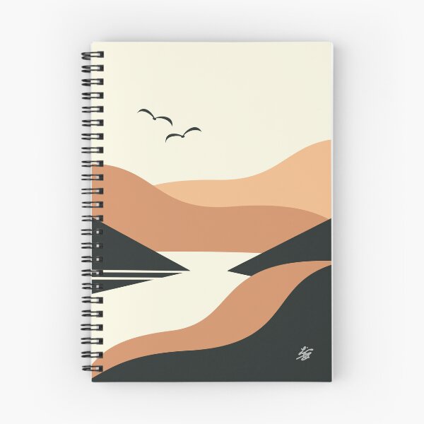 Item preview, Seagulls Over River and Hills designed and sold by studioart.