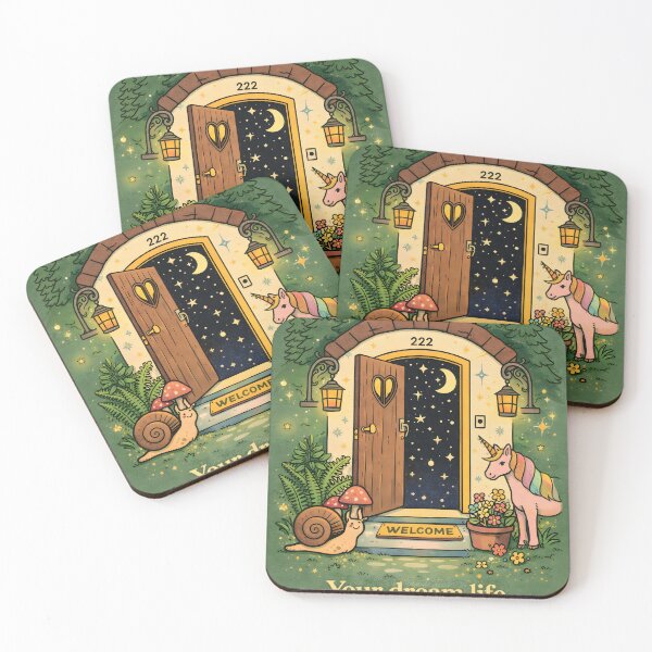 Item preview, Your Dream Life Is Waiting Fantasy Door Art designed and sold by Matinez Pink.