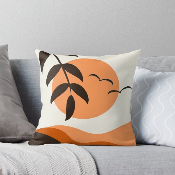 Item preview, Boho Abstract with seagulls in Sunset designed and sold by studioart.