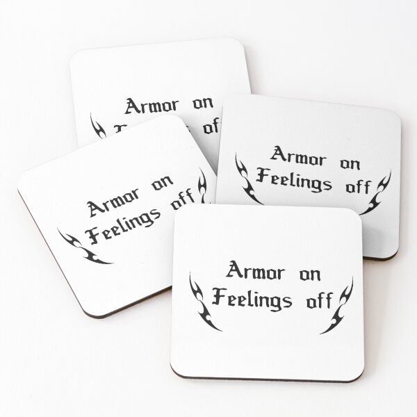 Item preview, Armor on feelings off neo tribal goth designed and sold by NOTPSICONINk.