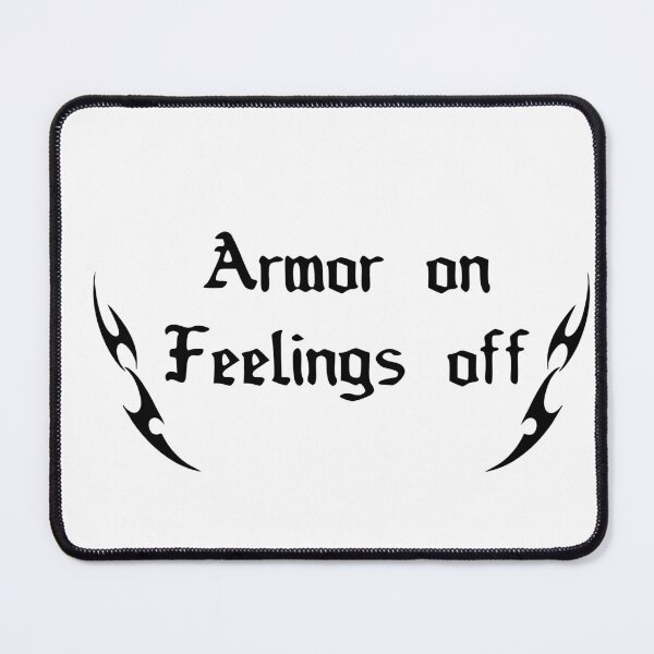 Item preview, Armor on feelings off neo tribal goth designed and sold by NOTPSICONINk.