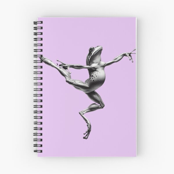 Item preview, Frog in Ballet Motion designed and sold by MahanArts.