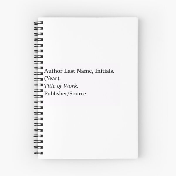 Item preview, APA Citation designed and sold by wakethemorning.