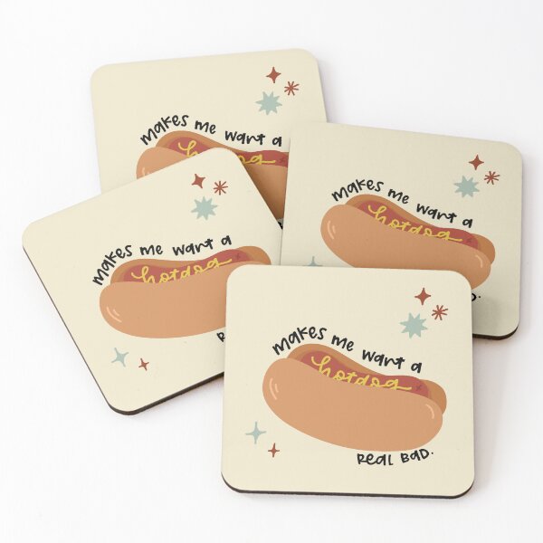 Item preview, Makes Me Want a Hotdog Real Bad designed and sold by kellybeandoodles.