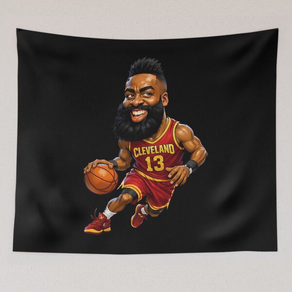 Item preview, James Harden Cavs Caricature designed and sold by Anunnakis.