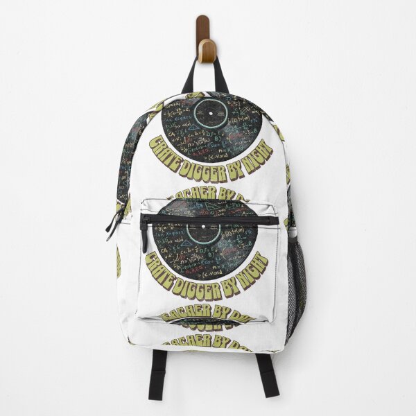 Item preview, Teacher by Day, Crate Digger by Night — Chalk Vinyl designed and sold by Nacho Average Designs.