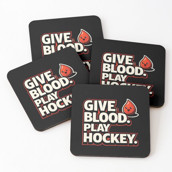 Item preview, Give Blood Play Hockey  designed and sold by JODYSMORGAN.
