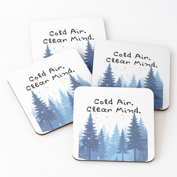 Item preview, Cold Air. Clear Mind. Winter Scene designed and sold by MahanArts.