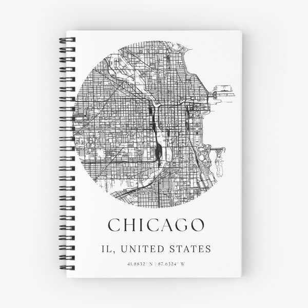 Item preview, Chicago City Simple Map  designed and sold by arvillain13.