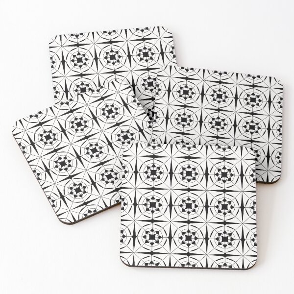 Item preview, Geometric Monochrome Pattern ADG P25.P01.057 designed and sold by Space & Care - Art Deco GeoMetrica.
