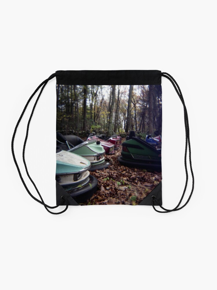 Thumbnail 2 of 3, Drawstring Bag, Enchanted Cars designed and sold by mylatehope.