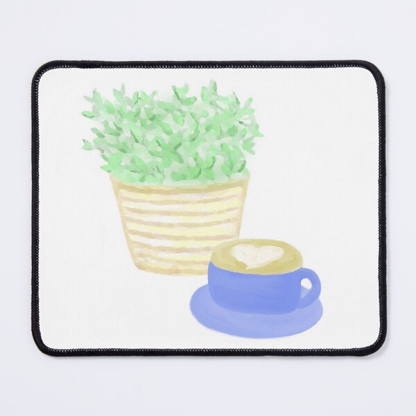 Item preview, Latte and Plant designed and sold by tuneinwithamy.