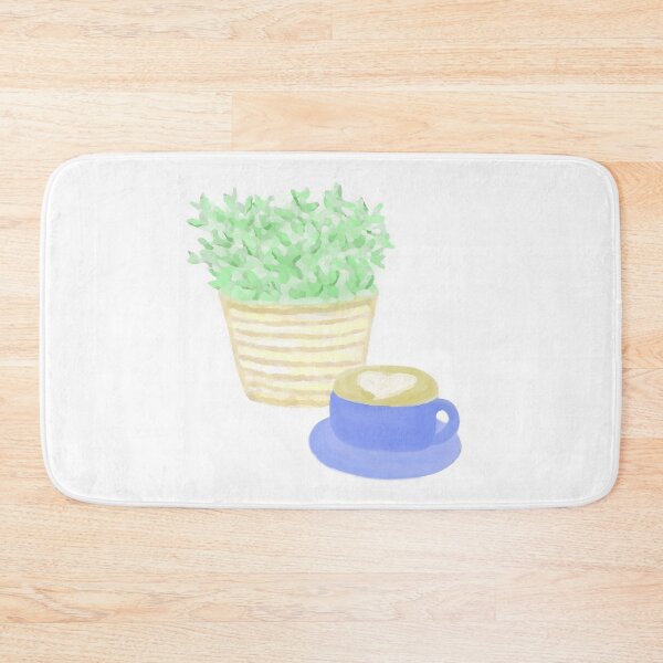 Item preview, Latte and Plant designed and sold by tuneinwithamy.