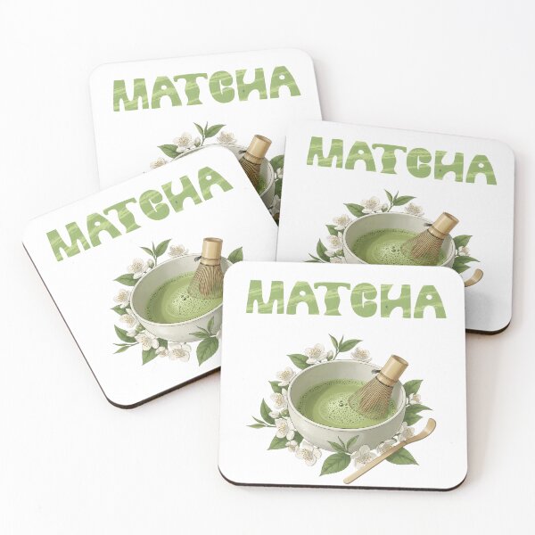 Item preview, Traditional Matcha Green Tea Ceremony Illustration with Botanical Elements designed and sold by VibranPalette.