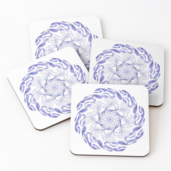 Item preview, Lavender Spiral – Mandala of Flowing Change designed and sold by Sumpfmaus.