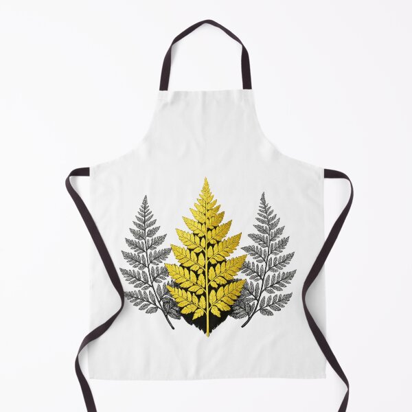 Item preview, Golden Fern Triptych Noir designed and sold by avinigav.