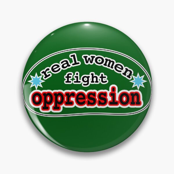 Item preview, Real women fight oppression, green background designed and sold by mntimg.