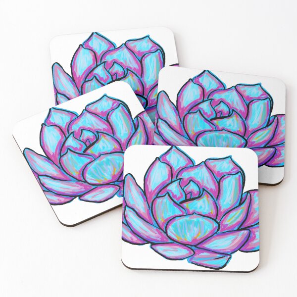 Item preview, Succulent II: Vibrant Desert Illustration designed and sold by LucilleErebus.