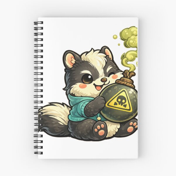 Item preview, Cute Skunk with Hazardous Stink Bomb designed and sold by jgvisualarts.
