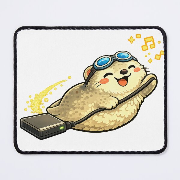 Item preview, Cute Seal with External Hard Drive designed and sold by jgvisualarts.