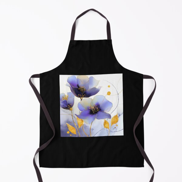 Item preview, Purple, Golden, and Lilac Flowers Elegant Design Art designed and sold by DEC02.