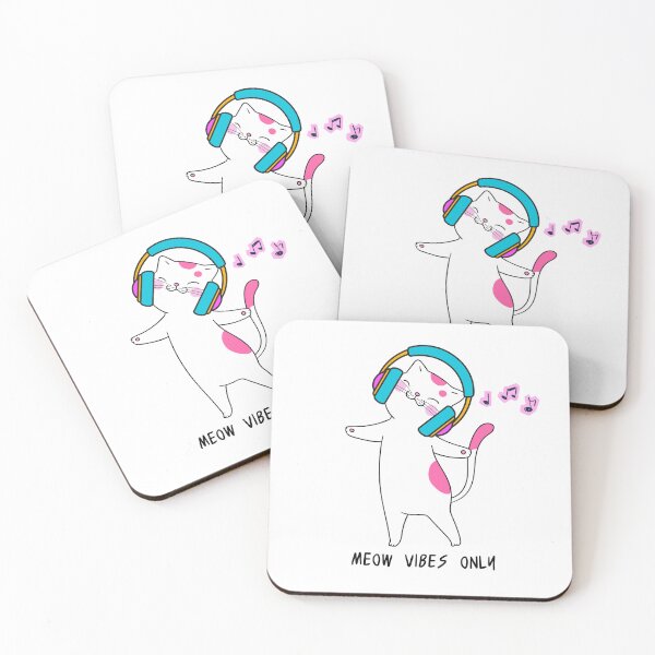 Item preview, Meow Vibes Only - Good Vibes Only designed and sold by Mel Siva.