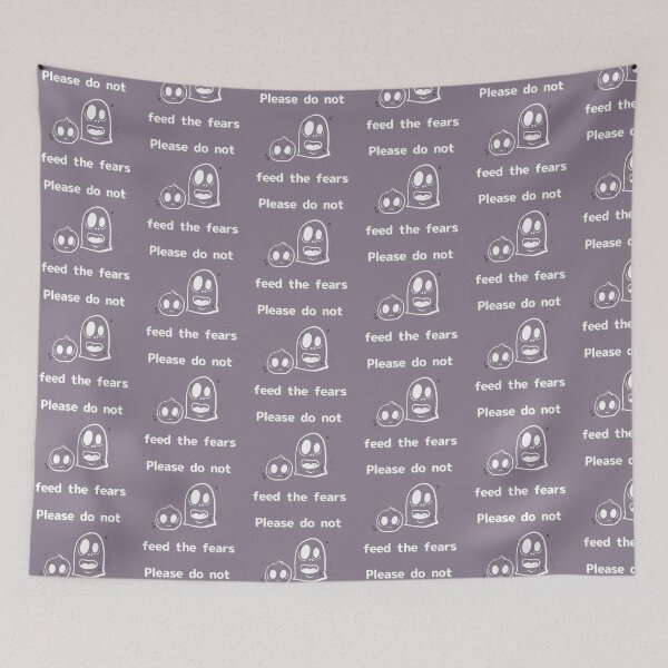 Item preview, Please Do Not Feed the Fears (White) designed and sold by EmyBeeDesigns.