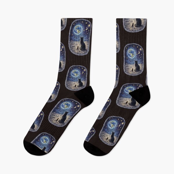 Item preview, Copy of Cosmic Friendship – Cat & Mouse Under a Starry Sky designed and sold by OuchenB.