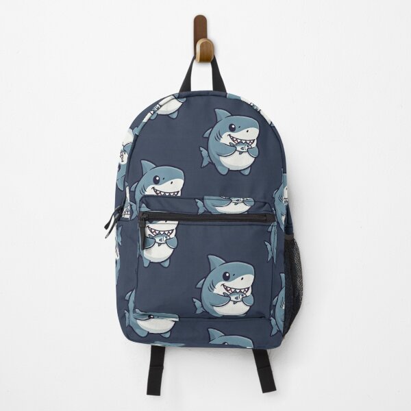 Item preview, Chonky Shark and His Tiny Fish Snack designed and sold by LauraMK.