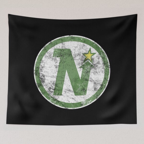 Item preview, Minnesota Northstars Hockey Team With Worn Effect designed and sold by memozas store.