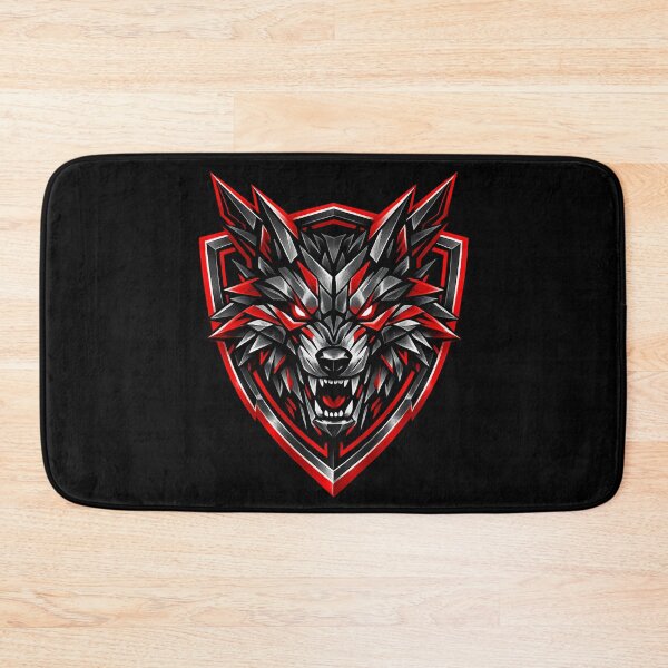 Item preview, Crimson Apex – Cyberpunk Wolf designed and sold by C. J. Wisener.