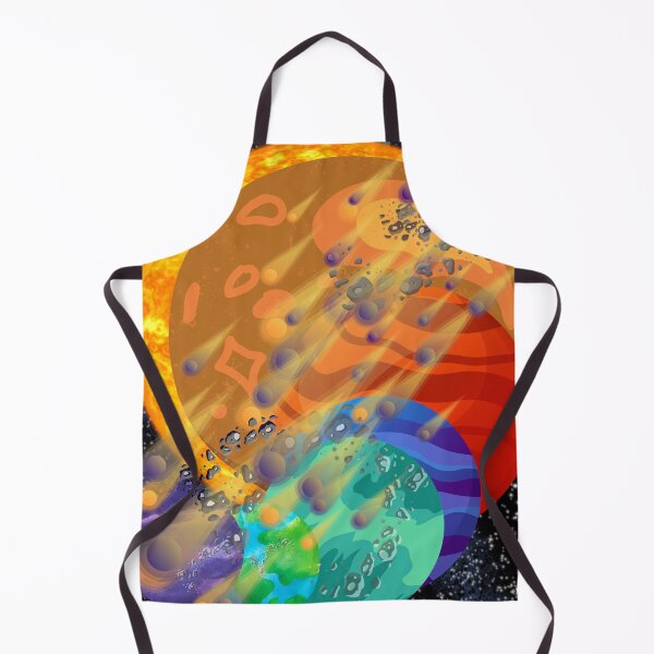 Item preview, Epic Cosmic Meteor Storm – Vibrant Planet Space Art designed and sold by MariMarArt.