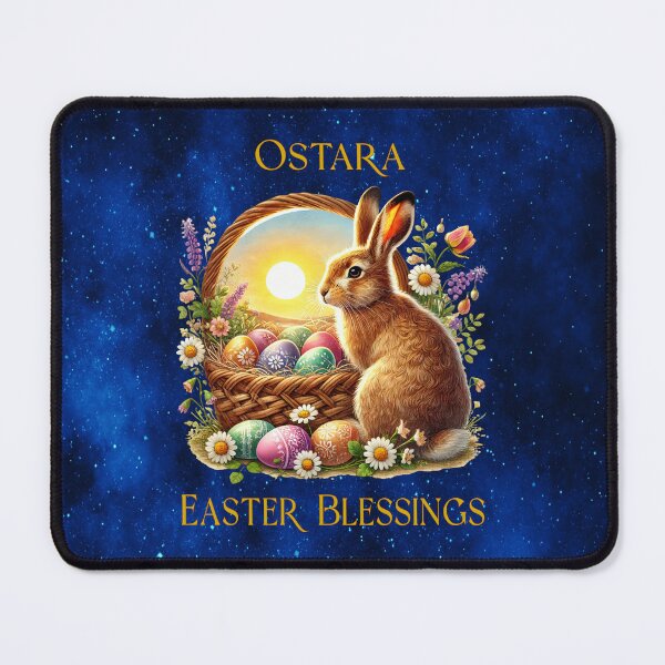 Item preview, Ostara & Easter Blessings — Bunny, Basket, and Blossoms of Renewal designed and sold by MysticOzzy.