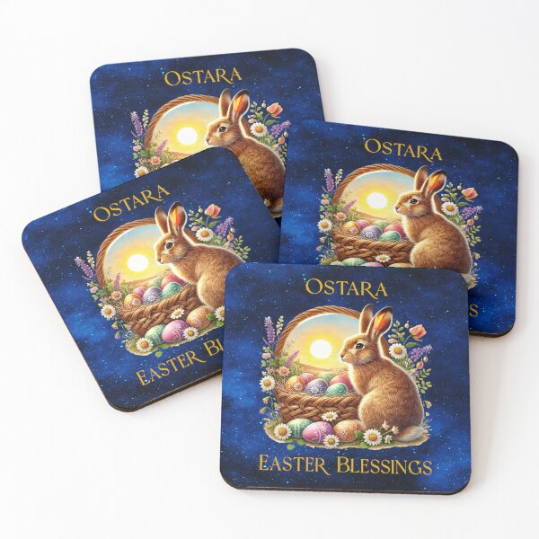 Item preview, Ostara & Easter Blessings — Bunny, Basket, and Blossoms of Renewal designed and sold by MysticOzzy.
