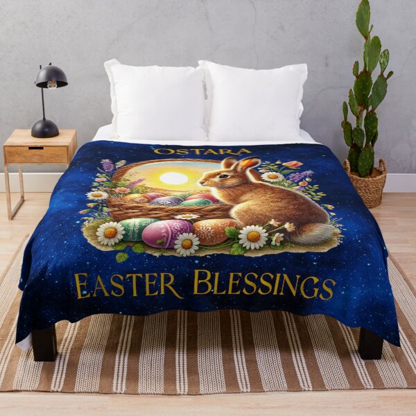 Item preview, Ostara & Easter Blessings — Bunny, Basket, and Blossoms of Renewal designed and sold by MysticOzzy.