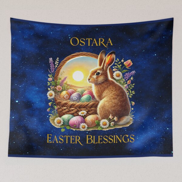 Item preview, Ostara & Easter Blessings — Bunny, Basket, and Blossoms of Renewal designed and sold by MysticOzzy.