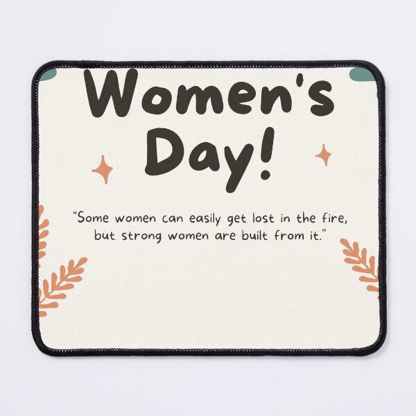 Item preview, Empowering Women's Day Greeting Card Design designed and sold by FestivityFinds.