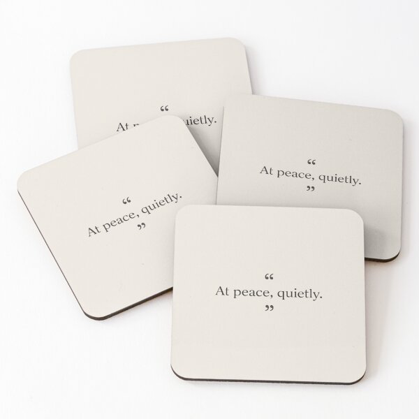 Item preview, At Peace, Quietly – Minimal Editorial Typography designed and sold by Irene Catchmind.