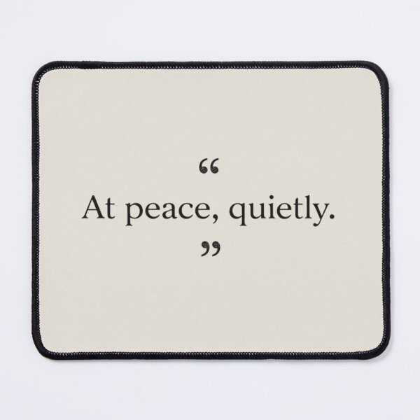 Item preview, At Peace, Quietly – Minimal Editorial Typography designed and sold by Irene Catchmind.