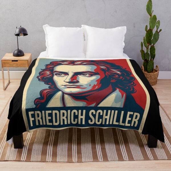 Item preview, Friedrich Schiller Hope Style Retro Poster Art designed and sold by Anya Byron.