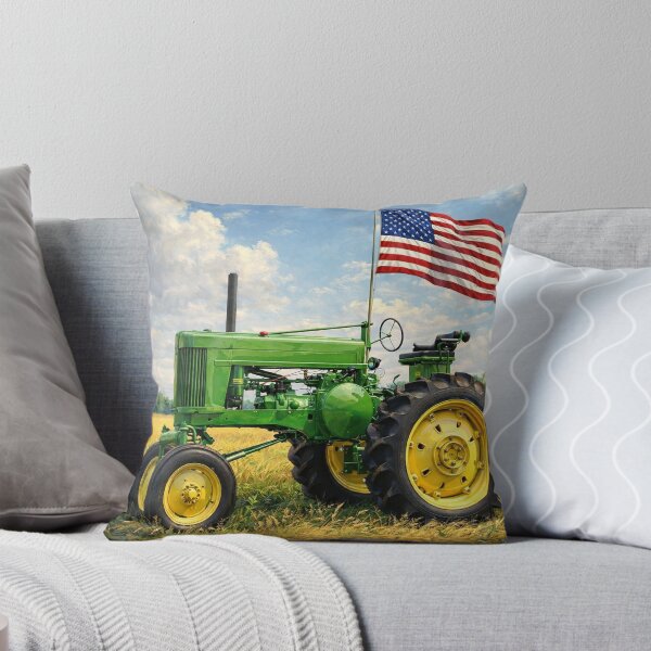Item preview, Tractor with American Flag designed and sold by DGS Creative Designs.