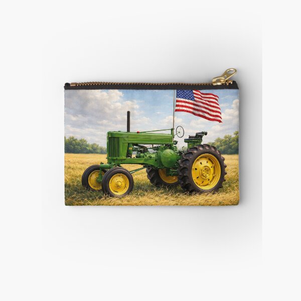 Item preview, Tractor with American Flag designed and sold by DGS Creative Designs.