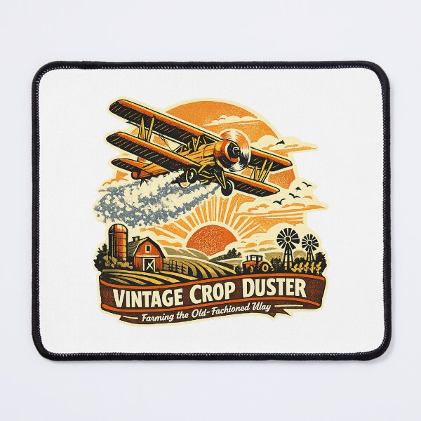 Item preview, Retro Crop Duster Flight designed and sold by PlanetBoi.