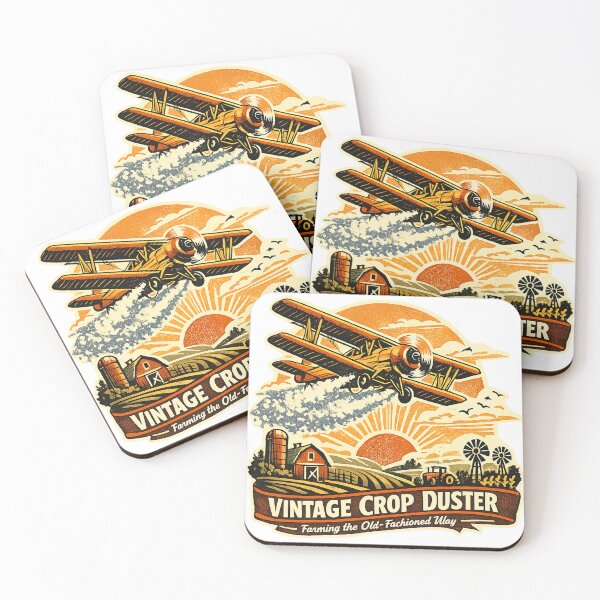 Item preview, Retro Crop Duster Flight designed and sold by PlanetBoi.