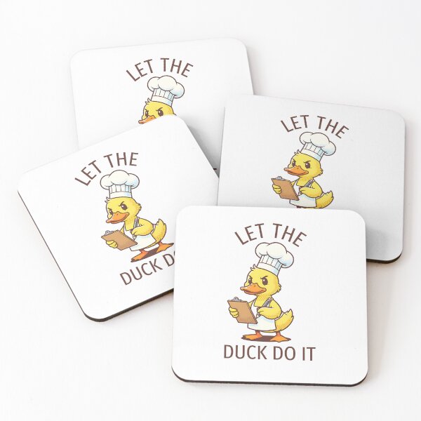 Item preview, Let The Duck Do It - Funny "Let Him Cook" Chef Duck designed and sold by Got2BSnazzy.