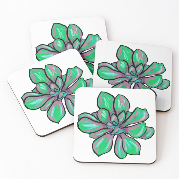Item preview, Succulent IV: Vibrants Desert Illustration designed and sold by LucilleErebus.