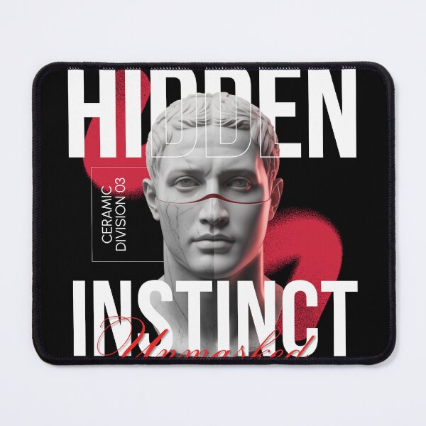 Item preview, Hidden Instinct – Marble Bust Urban Graphic designed and sold by Marble Void.
