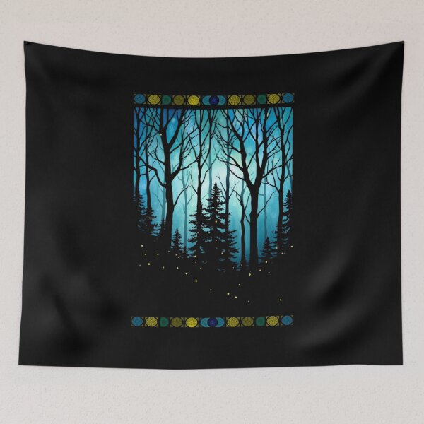 Item preview, Enchanted Forest Stained Glass designed and sold by Sachie's Studio.